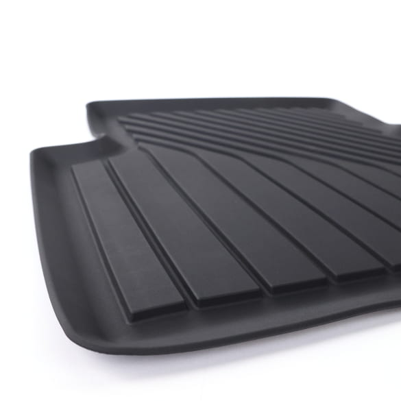 Gummi Fußmatten hinten Audi A5 B10 FU schwarz 2-teilig | 8B3061511