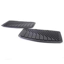 Gummi Fußmatten Audi e-tron GT hinten 2-teilig Schwarz | 4J3061511 041