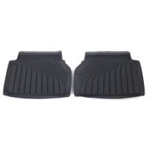 Gummi Fußmatten hinten Audi A6 C9 FN schwarz 2-teilig | 4P0061511