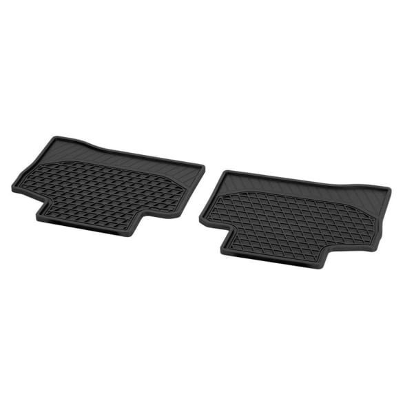 Gummimatten Fußmatten hinten schwarz EQC N293 Original Mercedes-Benz  | A2536803803 9G33-EQC