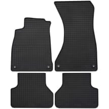 Petex Gummimatten Fußmatten Audi A4 8W 4-teilig Schwarz | 13410-A4