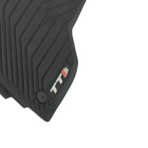 TTS Gummi Fußmatten Audi TT 8S 2-teilig vorne Schwarz | 8S0061221 041
