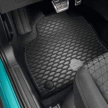 VW T-Cross Fußmatten Gummi Satz 4-teilig schwarz | 2GM061550 041