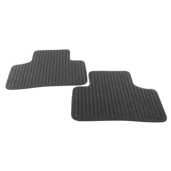 Ripsmatten Fußmatten GLC X254 schwarz 2-teilig hinten | A2546805504 9G32