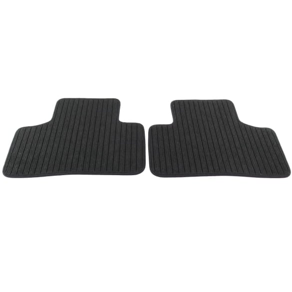 Ripsmatten Fußmatten GLC X254 schwarz 2-teilig hinten | A2546805504 9G32