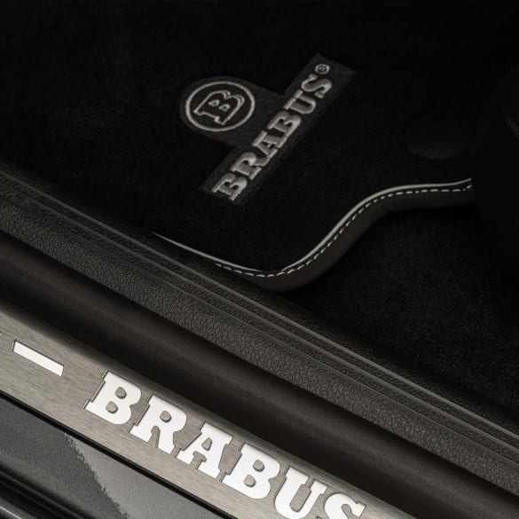 BRABUS Fußmatten Veloursmatten schwarz 4-teilig C-Klasse T-Modell S206