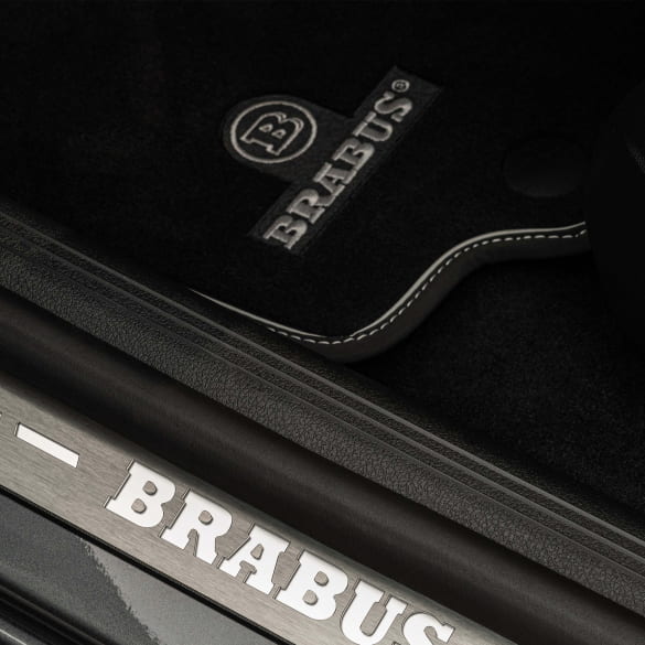 BRABUS Fußmatten Veloursmatten schwarz 4-teilig C-Klasse | 206-871-00N-B