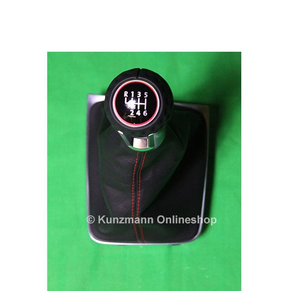 gearstick GTI original Volkswagen VW Golf 7 VII red seam