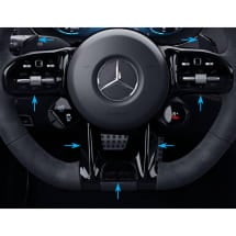 AMG GT C190 Night Paket Black Series Lenkradblenden Original Mercedes-Benz | C190-Night-Paket-Lenkrad-BS-K
