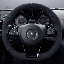 AMG Nightpaket Lenkradblende schwarz Original Mercedes-Benz | Night-Interieur-Set