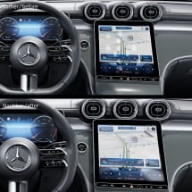 BROTECT Schutzfolie für Mercedes-Benz GLC X254 GPS Navigation 2023,  Displayschutzfolie, Folie matt entspiegelt