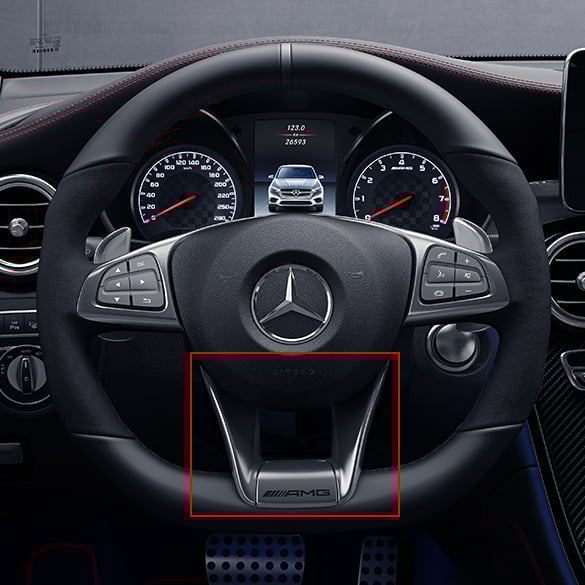 AMG Lenkradblende Alublende Logo Original Mercedes-Benz | A217462A17 AMG Lenkradblende Alublende Logo Original Mercedes-Benz | A217462A17