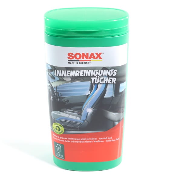 SONAX Innenreinigungstücher Box Feuchttücher 25 Stück 04122000 | 04122000