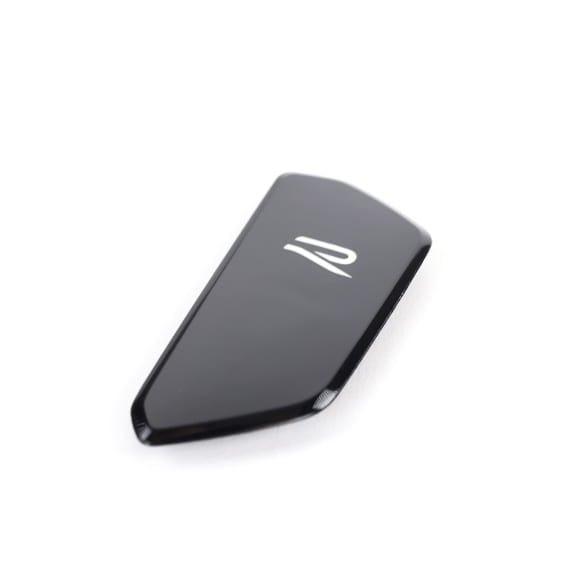 R-Logo Schlüssel Abdeckung Batteriefach schwarz silber Original VW