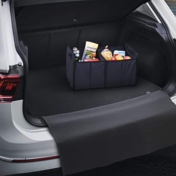 VW Tiguan II Gepäckraumwendematte mit Ladekantenschutz variabler Ladeboden 