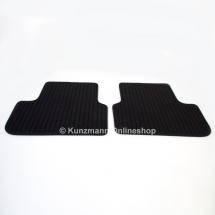 Rep floor mats black | 2-piece rear | A-Class W176 | Genuine Mercedes-Benz | A1766803700 9G32-176