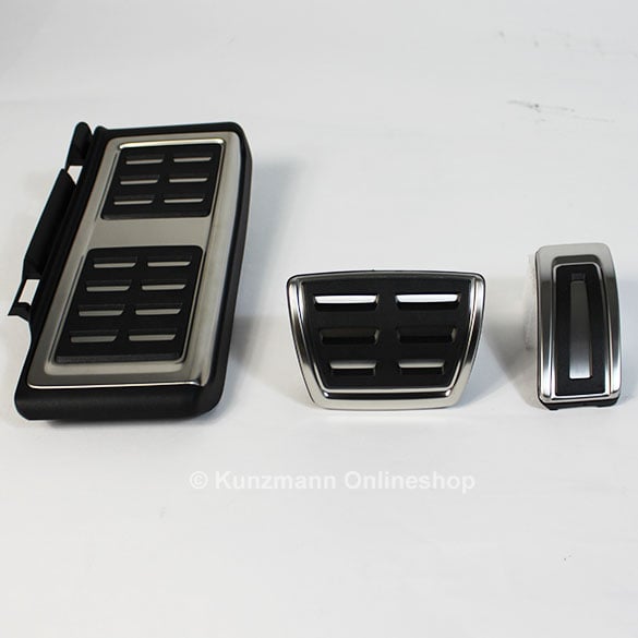 pedal caps stainless steel | original Volkswagen | VW Golf 7 VII GTI | GTDf 7 VII | GTI | GTD | Golf7-pedalset-autom pedal caps stainless steel | original Volkswagen | VW Golf 7 VII GTI | GTDf 7 VII | GTI | GTD | Golf7-pedalset-autom