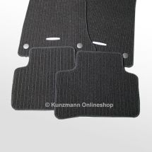Originele Mercedes-Benz ribmatten set | GLK X204 | zwart | A2046803704 9G32