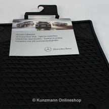 | Original A17668050019G33-GLA schwarz| GLA Mercedes-Benz Gummi-Fußmatten Satz X156