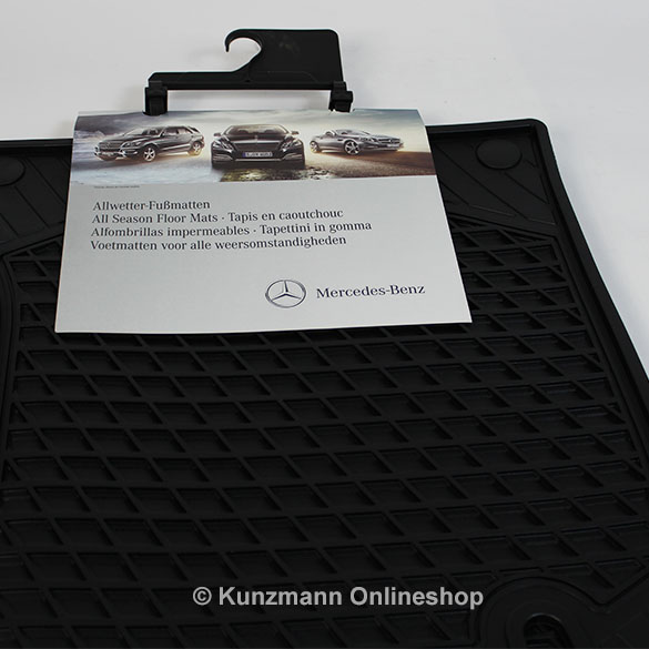 Originele Mercedes-Benz rubberen automatten set zwart | GLA  | A17668050019G33-GLA
