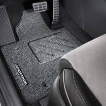 Floor mats KIA Sportage QL black 4 piece set Genuine KIA F1141ADE02