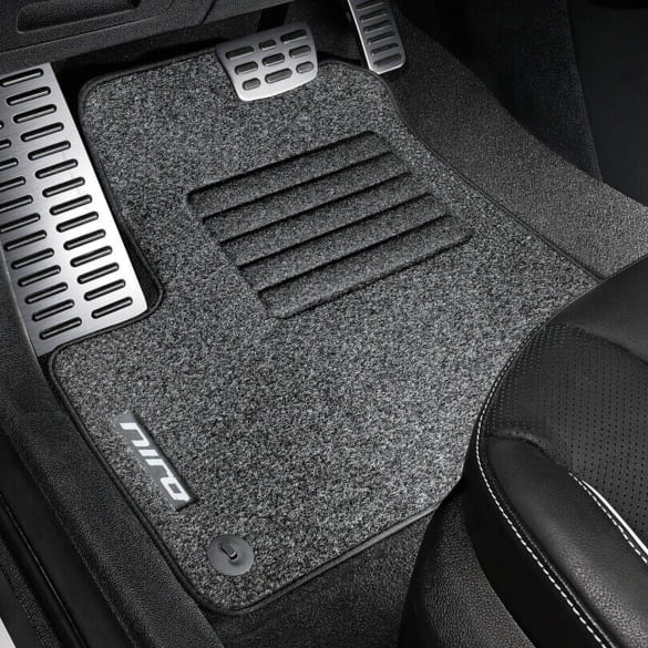 Fabric mats carpet floor mats KIA e-Niro DE black 4-piece set Genuine KIA