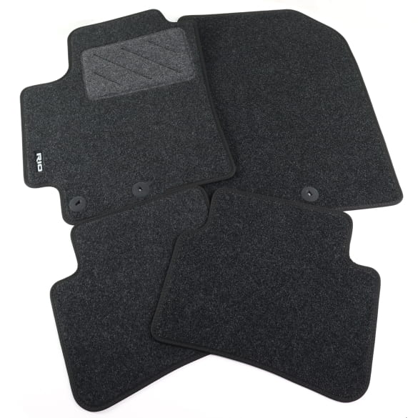 Fabric mats carpet floor mats KIA Rio YB black 4-piece set Genuine KIA