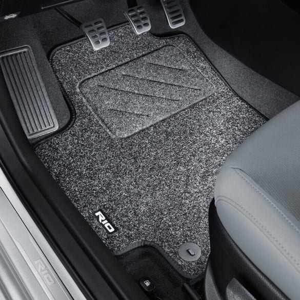 Needle felt floor mats KIA Rio YB black 4-piece set Genuine KIA