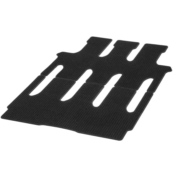 Floor mats rep mats passenger compartment V-Class 447 facelift2 black 2-piece Genuine Mercedes-Benz