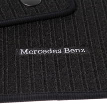 Front rep floor mats black CLE A236 C236 Genuine Mercedes-Benz | A2066803002 9G32-236
