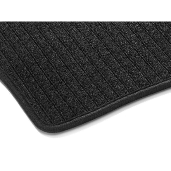 Rep Mats Floor Mats E-Class S214 estate black 2-piece rear Genuine Mercedes-Benz