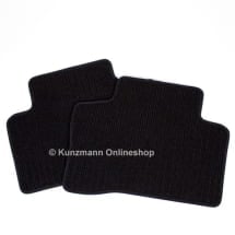 Ribbed floor mats 2-piece set rear GLC Coupe C253 black | A25368059019G32-C253