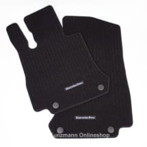 Ribbed floor mats 2-piece set front GLC Coupé C253 black | A25368053019G32-C253