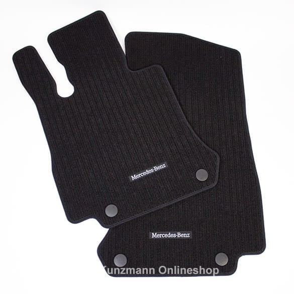 Rips floor mats 2-piece set front GLC Coupé C253 black Genuine Mercedes-Benz