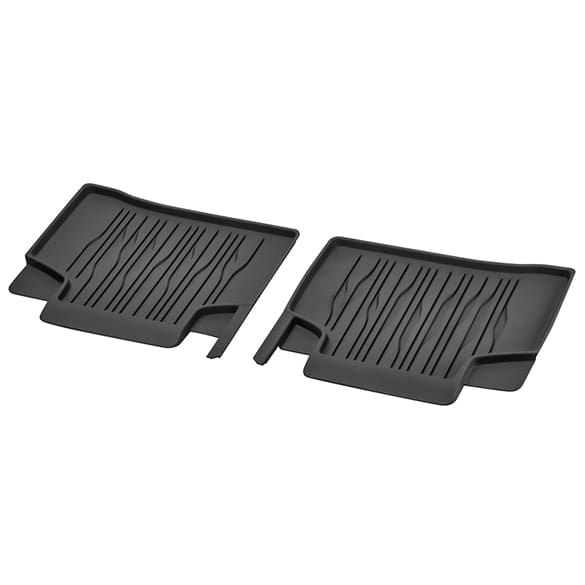 rubber floor mats EQS V297 Dynamic Lines rear 2-part genuine Mercedes-Benz