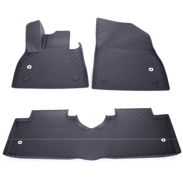 Floor mats rubber mats black smart #5 FIVE  HY11 3-piece set Genuine smart