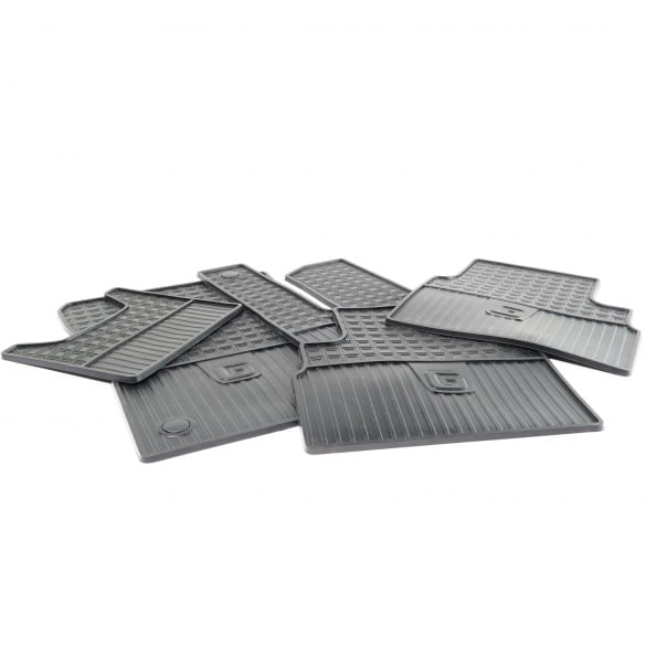 Floor Mats Set 5-piece Black G-Class W463A Genuine Mercedes-Benz