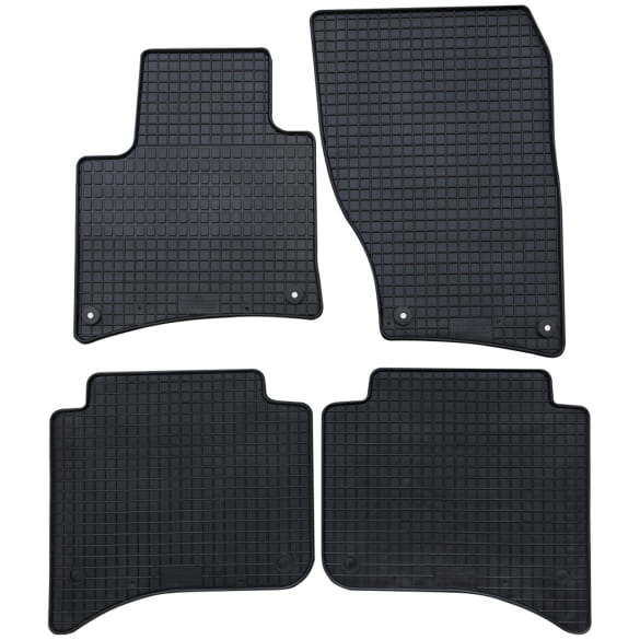 Petex Rubber floor mats VW Touareg II 4-piece black