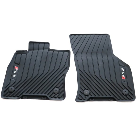 RS3 Rubber floor mats Audi A3 8Y 2-piece front black