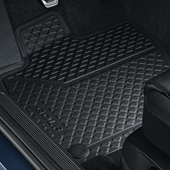 Rubber floor mats set 4-piece VW Golf 7 VII Genuine Volkswagen