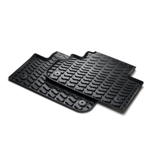 Rubber floor mats set Audi Q5 FY 2-piece rear Genuine 