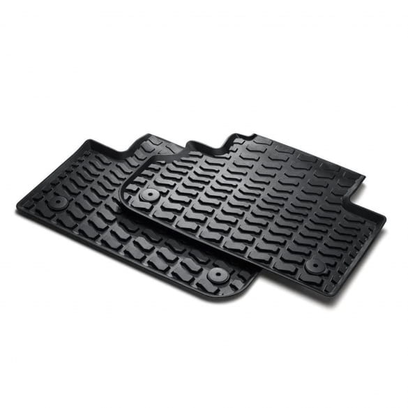 Rubber floor mats set 2-piece rear Q2 Genuine Audi | 81A061511 041