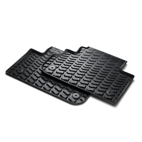 Rubber floor mats set Audi Q2 GA 2-piece rear Genuine