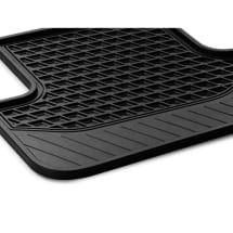 Rubber floor mats 2-piece S-Class V222 long rear genuine Mercedes-Benz | A2226807705 9G33