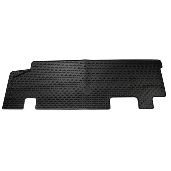 Rubber floor mats Plus 1-piece second row rear seat black | 7H0061510 041