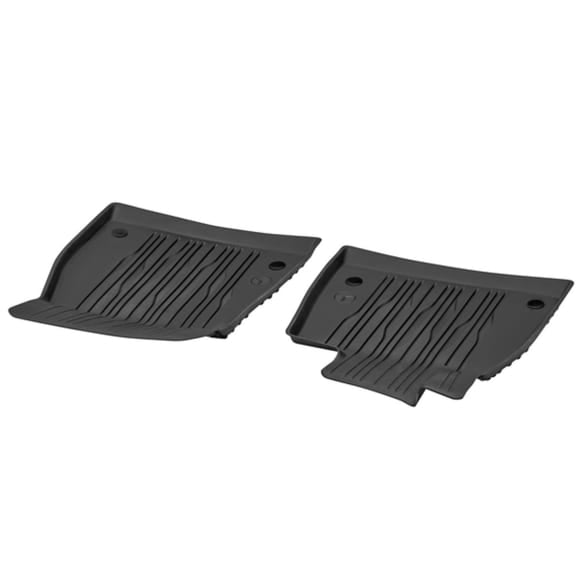 Rubber floor mats dynamic lines EQE SUV X294 black 2-piece front Genuine Mercedes-Benz 