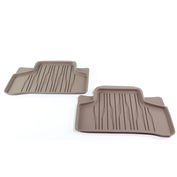 Rubber floor mats balao brown 2-piece rear EQE V295 | A2956802303 8W57