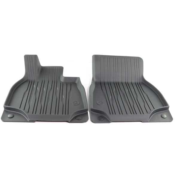 Rubber floor mats EQE V295 Dynamic Squares 2-piece front Genuine Mercedes-Benz 