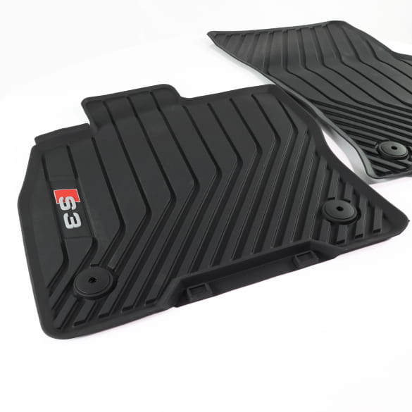 Rubber floor mat set front A3 S3 Genuine Audi Accessories | 8Y1061221A041 Rubber floor mat set front A3 S3 Genuine Audi Accessories | 8Y1061221A041