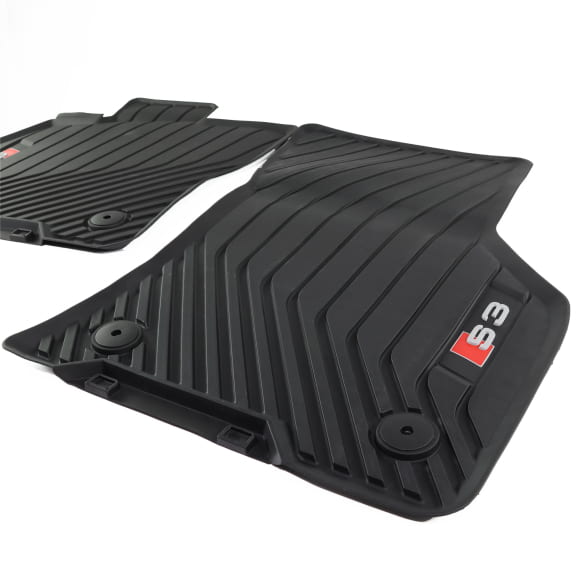 Rubber floor mat set front A3 S3 Genuine Audi Accessories | 8Y1061221A041